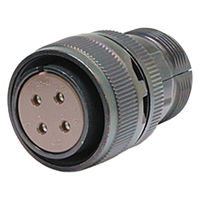 日本航空電子工業 半田結線式 ストレートプラグ N/MS3106B20-4S 1個（直送品）