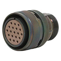 日本航空電子工業 半田結線式 ストレートプラグ N/MS3106B22-14S 1個（直送品）