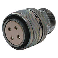 日本航空電子工業 半田結線式 ストレートプラグ N/MS3106B22-22S 1個（直送品）