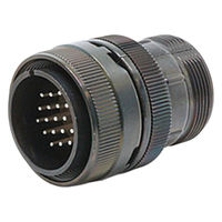 日本航空電子工業 半田結線式 ストレートプラグ N/MS3106B24-28P 1個（直送品）