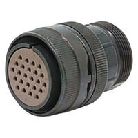 日本航空電子工業 半田結線式 ストレートプラグ N/MS3106B24-28S 1個（直送品）