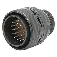 日本航空電子工業 半田結線式 ストレートプラグ N/MS3106B28-12P 1個（直送品）