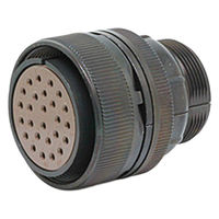 日本航空電子工業 半田結線式 ストレートプラグ N/MS3106B28-12S 1個（直送品）