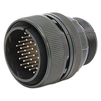 日本航空電子工業 半田結線式 ストレートプラグ N/MS3106B28-21P 1個（直送品）