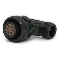 日本航空電子工業 半田結線式 ライトアングルプラグ N/MS3108B14S-6S 1個（直送品）