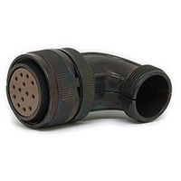 日本航空電子工業 半田結線式 ライトアングルプラグ N/MS3108B22-19S 1個（直送品）