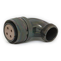 日本航空電子工業 半田結線式 ライトアングルプラグ N/MS3108B22-22S 1個（直送品）