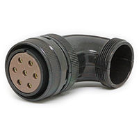 日本航空電子工業 半田結線式 ライトアングルプラグ N/MS3108B24-10S 1個（直送品）