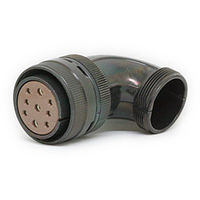 日本航空電子工業 半田結線式 ライトアングルプラグ N/MS3108B24-11S 1個（直送品）