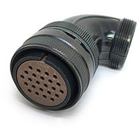 日本航空電子工業 半田結線式 ライトアングルプラグ N/MS3108B24-28S 1個（直送品）