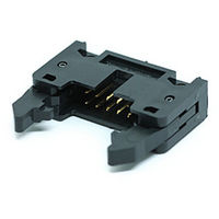 日本航空電子工業 2.54mmピッチ LP1タイプピンヘッダ ロック&イジェクトレバー付き PS-10PE-D4T1-LP1 1個（直送品）