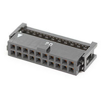 日本航空電子工業 SENタイプ 圧接式ソケット 1.27mmピッチフラットリボンケーブル接続用 PS-16SEN-D4P1-1C 1個（直送品）