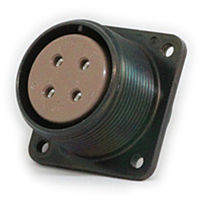 日本航空電子工業 半田結線式 パネル取付レセプタクル N/MS3102A20-4S 1個（直送品）