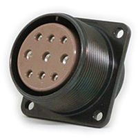 日本航空電子工業 半田結線式 パネル取付レセプタクル N/MS3102A24-11S 1個（直送品）