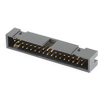 日本航空電子工業 2.54mmピッチ ボックスタイプピンヘッダ ストレートスルーホールタイプ PS-34PE-D4T1-B1E 1個（直送品）