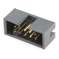 日本航空電子工業 2.54mmピッチ ボックスタイプピンヘッダ ストレートスルーホールタイプ PS-10PE-D4T1-B1E 1個（直送品）