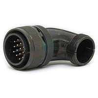 日本航空電子工業 半田結線式 ライトアングルプラグ N/MS3108B22-14P 1個（直送品）