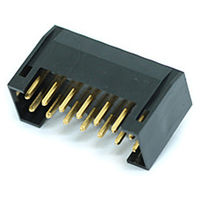 日本航空電子工業 ピンヘッダ ライトアングルホールタイプ PS-14PLB-D4LT1-FL1E 1個（直送品）