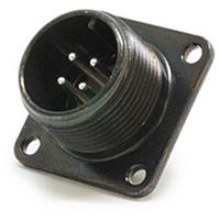 日本航空電子工業 半田結線式 パネル取付レセプタクル N/MS3102A14S-2P 1個（直送品）