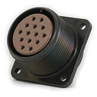 日本航空電子工業 半田結線式 パネル取付レセプタクル N/MS3102A20-27S 1個（直送品）