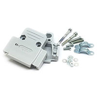 日本航空電子工業 アクセサリ ジャンクションシェル プラスチック製分割型ストレートクランプ DA-C1-J10-S6R 1個（直送品）