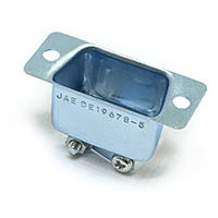 日本航空電子工業 D-subシリーズ用アクセサリ ジャンクションシェル 金属製角型クランプ DE19678-5R 1個（直送品）