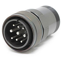 日本航空電子工業 ストレートプラグ(エンベルト付) TUV認定品 嵌合時防水型 9 極 ピン JL04V-6A24-11PE-EB-R 1個（直送品）