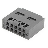 日本航空電子工業 キィ付きソケットハウジング 圧着式ソケットコンタクト装着用 キィ溝1ヶ所 PS-D4C10 1個（直送品）