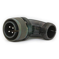 日本航空電子工業 半田結線式 ライトアングルプラグ N/MS3108B18-10P 1個（直送品）