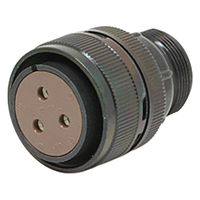 日本航空電子工業 半田結線式 ストレートプラグ N/MS3106B22-2S 1個（直送品）