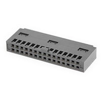 日本航空電子工業 キィ付きソケットハウジング 圧着式ソケットコンタクト装着用 キィ溝1ヶ所 PS-D4C30 1個（直送品）