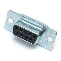 日本航空電子工業 半田付結線タイプコネクタ 標準型シェル ソケット DE-9S-NR 1個（直送品）