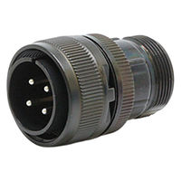 日本航空電子工業 半田結線式 ストレートプラグ N/MS3106B20-4P 1個（直送品）