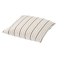 無印良品 綿洗いざらしクッションカバー ４３×４３ｃｍ用 生成ストライプ 良品計画