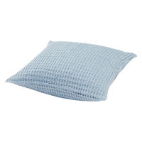 無印良品 インド綿洗いざらしワッフル織クッションカバー ４３×４３ｃｍ用 ライトブルー 良品計画