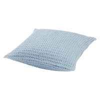 無印良品 インド綿洗いざらしワッフル織クッションカバー ５５×５９ｃｍ用 ライトブルー 良品計画