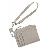 大河商事 リール付きICカードケース ピーチグレー パスケース カードケース bon021-PGR 1個（直送品）