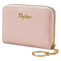 大河商事 お札の折れないミニ財布 お札を折らない スマートウォレット スモーキーピンク bon024_SKPK 1個（直送品）