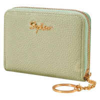 大河商事 お札の折れないミニ財布 お札を折らない スマートウォレット スモーキーミント bon024_SKMT 1個（直送品）