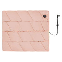 大河商事 enetanpoエネタンポ ET-19エアリーシートヒーター スモーキーピンク enetanpoET-19 1個（直送品）