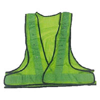 三ツ星貿易 オールシーズンメッシュベスト「両輝」黄/黄 LED-ASV-BW-GR 1着（直送品）