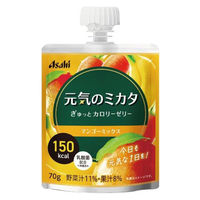 アサヒグループ食品 元気のミカタ ぎゅっとカロリーゼリー マンゴーミックス 介護 栄養補給 1個