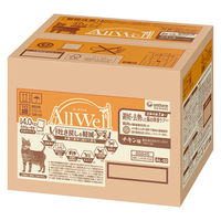 オールウェル 避妊・去勢した猫の体重ケア チキン味 国産 4kg（小分け500g×8袋）1箱 ユニ・チャーム キャットフード