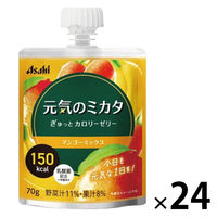 アサヒグループ食品 元気のミカタ ぎゅっとカロリーゼリー マンゴーミックス 介護 栄養補給 1ケース（24個入）