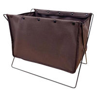 LIV PLUS ベストコ 荷物置き ボックス型 M 折りたたみ 収納 ブラウン フロアーラック ND-3584 1個