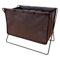 LIV PLUS ベストコ 荷物置き ボックス型 S 折りたたみ 収納 ブラウン フロアーラック ND-3581 1個