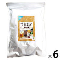nagomi-NATULURE 有機国産 まろやか五穀麦茶 1セット(100バッグ入×6) 業務用
