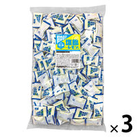 暑さ対策 塩分チャージ 1kg 熱中塩分!! 塩飴レモン味 1セット（1個×3）
