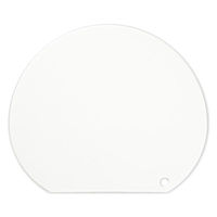 なめらか抗菌まな板 ワイド アイボリーホワイト NC-IWL 1個 刃当たり ゴム感覚  抗菌剤練り込み かまぼこ型 伊原企販