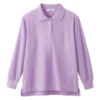 ケアファッション カノコポロシャツ(婦人) パープル L W0182026822 1着（直送品）